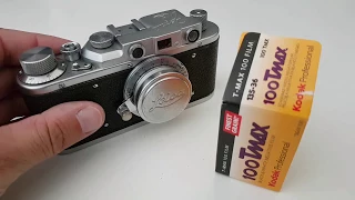 How to load a Zorki 1, Leica II or Leica III with extended film leader