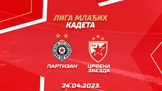 Liga mlađih kadeta: Partizan - Crvena zvezda 2:6, ceo meč