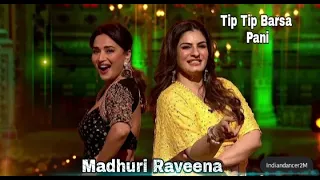 Dance Deewane 3 Promo: Madhuri Dixit and Raveena Tandon rocked dance floor on Tip Tip Barsa Pani