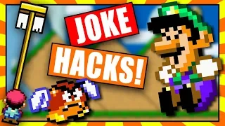 Super Mario World Joke Hacks! - April Fools Rom Hacks - BTG