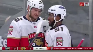 Grigori Denisenko gets his second NHL assist on pretty Anthony Duclair goal vs Blackhawks (2021)