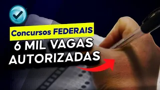 Concursos FEDERAIS têm quase 6 MIL VAGAS AUTORIZADAS e brasileiros comemoram