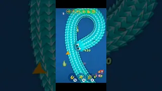 🔥😱Worms Zone io giant snake surrounding me||😭 No chance to alive wait for end #shorts​#viral​#snake​