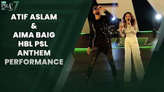 Atif Aslam and Aima Baig Live #HBLPSL7 Anthem Performance & Fireworks #LevelHai | ML2G