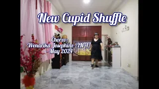 New Cupid Shuffle - Line Dance (Wenarika Josephine (INA) - May 2024)