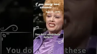 IF YOU REALLY LOVE SOMEONE | LUCILLE BALL (1911-1989) FUNNY WORDS AND MOMENTS #shorts #shortsquotes