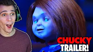 CHUCKY (2021) TV Series Official Comic-Con Trailer REACTION!!! (NEW Child's Play Show)