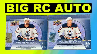 BIG HIT... BUT - 2021-22 Upper Deck Credentials Hockey Hobby Box Break x2