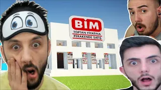 EKİPLE MARKET YAPTIK! İLK MÜŞTERİLERİM GARLOŞ ve YUEKO😁 EKİPLE MİNECRAFT  48.Bölüm