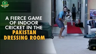 A Fierce Game Of Indoor Cricket In The Pakistan Dressing Room | #BANvPAK | PCB | MA2T