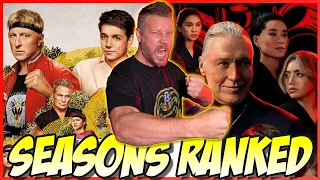 All 5 Cobra Kai Seasons Ranked!