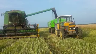 ○ Żniwa rzepakowe 2016 ○ [ John Deere, Ursus ]