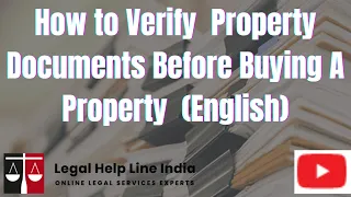 How to verify property documents I Verification of Property Documents Before Buying