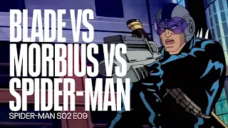 Spider-Man versus Blade versus Morbius total fight | Spider Man