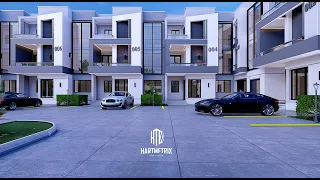 Estate design (T h e C O U R T Y A R D), Abuja.