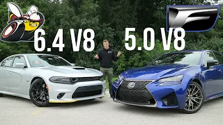 Lexus GSF vs Dodge Charger Scat Pack: $85k Japanese Muscle And $40k American Muscle [Wheel2Wheel]