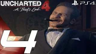 Uncharted 4 A Thief's End - Gameplay Walkthrough Part 4 - The Party Robbery