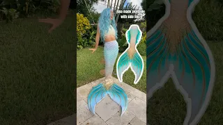 Unboxing the “Birth of Venus” mermaid tail by Finfolk Productions! #mermaid #mermaidtail #h2o #cute