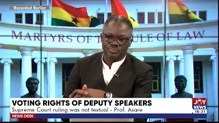 Historical antecedents should’ve been considered in judgment – Prof. Asare - News Desk (14-3-22)