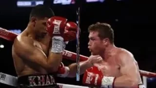 Amir Khan knocked out by Canelo Alvarez in Round 6 in Las Vegas WBC middleweight figh