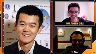 Anish Giri mimics Ding Liren