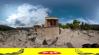 KNOSSOS PALACE, CREETE, WALKING VR360 4k