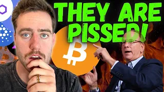 THEY ARE PISSED BITCOIN IS MOVING UP! (THEY ARE GETTING DESTROYED!)