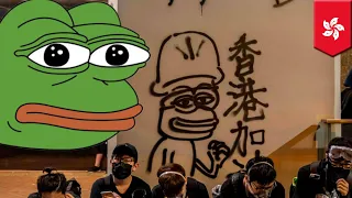 Pepe the Frog a resistance symbol in Hong Kong - TomoNews