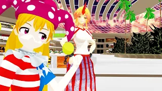 (東方/ Touhou MMD) Bad Girl Scale,  + motion DL