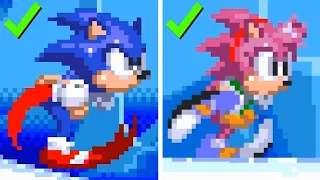 Extra Slot Amy v.1.1 with New Ability! ~ Sonic 3 A.I.R. mods ~ Gameplay