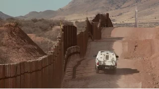 Mexican Border Talking Through Wall