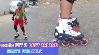 Best INLINE Skate for Kids - OXELO FIT3 Initial review - Product Details