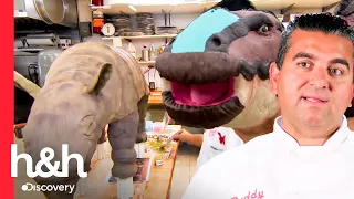 Dois bolos sobre dinossauros que te levam ao período Jurássico | Cake Boss | Discovery H&H Brasil