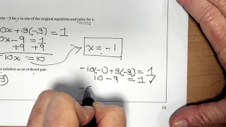 Lesson 5 3 Solving Systems by Elimination