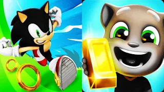 Sonic Dash vs Talking Tom Gold Run #13