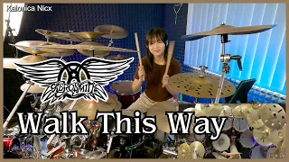 Aerosmith - Walk This Way || Drum cover by KALONICA NICX