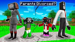 THE PARENTS DIVORCED? JJ and Mikey Family - Sad Story in Minecraft - Maizen