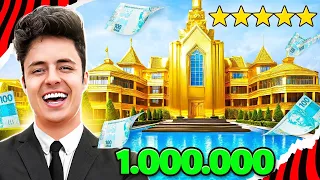 24 HORAS NO HOTEL MAIS CARO DO MUNDO! - (R$ 1.000.000)