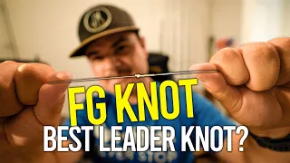 How to Tie the FG Knot! Best Leader Knot for Fishing?? (Super Easy)