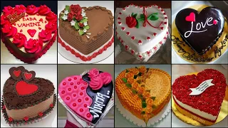 Easy Heart Shape Cake Decoration Ideas 2023/Anniversary Cake/Heart Shape Cake/Birthday Cake Ideas