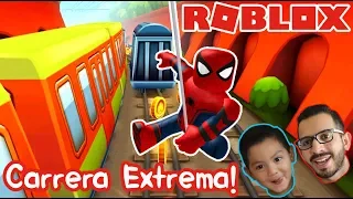 Spiderman en Subway Surfers | Carrera en Blox Surfers | Nuevo Juego para niños