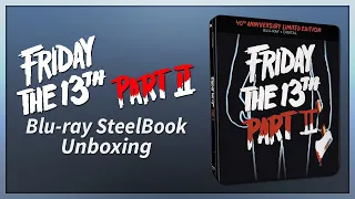 Friday the 13th Part 2 40th Anniversary Limited Edition Blu-ray SteelBook Unboxing