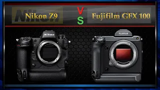 Nikon Z9 VS Fujifilm GFX 100 Comparison Video (Spec Comparison)