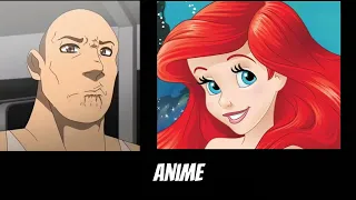 Disney vs Reddit 🔥🔥🔥 The rock reaction meme🥵🥵🥵 Compilation of cartoon characters🔞🔞🔞