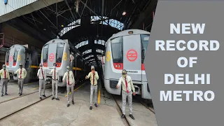 Delhi Metro new record | india's first underground Metro depot | DMRC | Papa Construction
