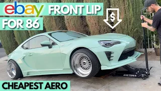 GT86 Gets Ebay Front Lip!