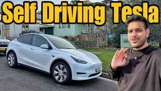 Tesla Model Y Ke Features Dhek Ke Hosh Udd Gaye 😱 |India To Australia By Road| #EP-101