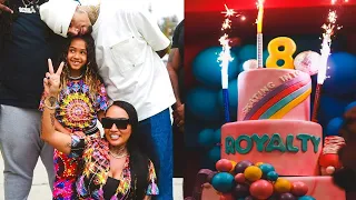 Congrats! Nia Guzman and Chris Brown Throw Skate Party For Daughter Royalty Birthday