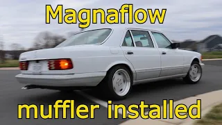 Mercedes Magnaflow X pipe muffler