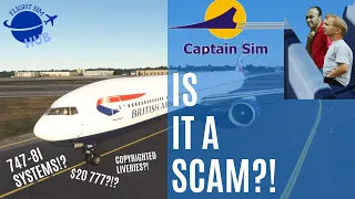 Captain Sim 777 | Is it a SCAM!?